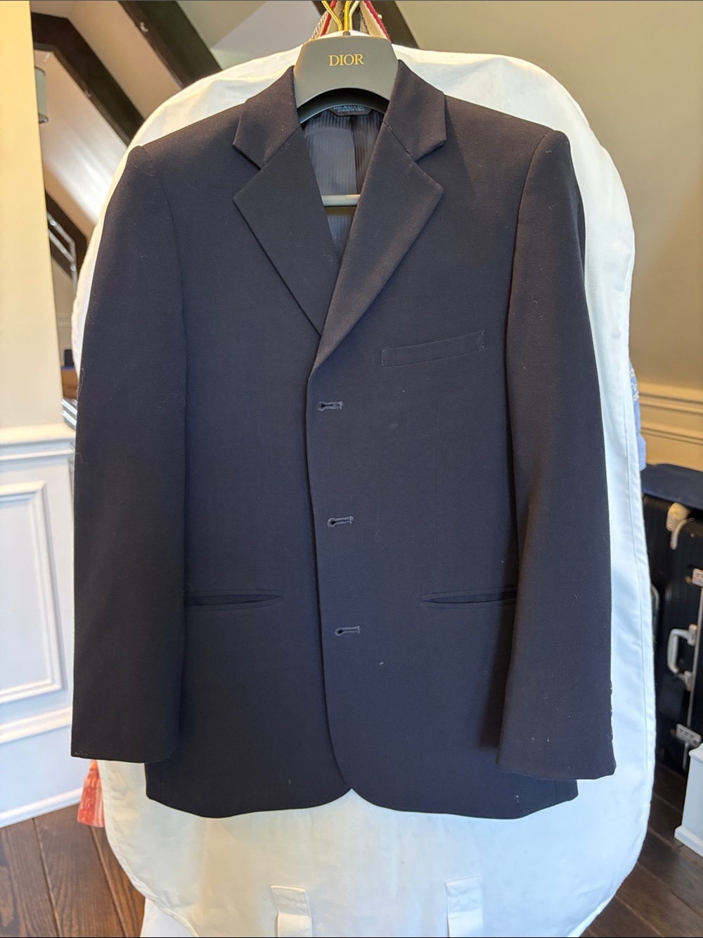 Kenneth Cole reaction boys Dark Navy Single-Breasted Blazer size 12